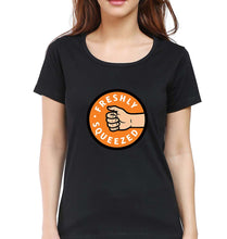 Load image into Gallery viewer, Orange Cassidy - Freshly Squeezed T-Shirt for Women-Black-Ektarfa.online
