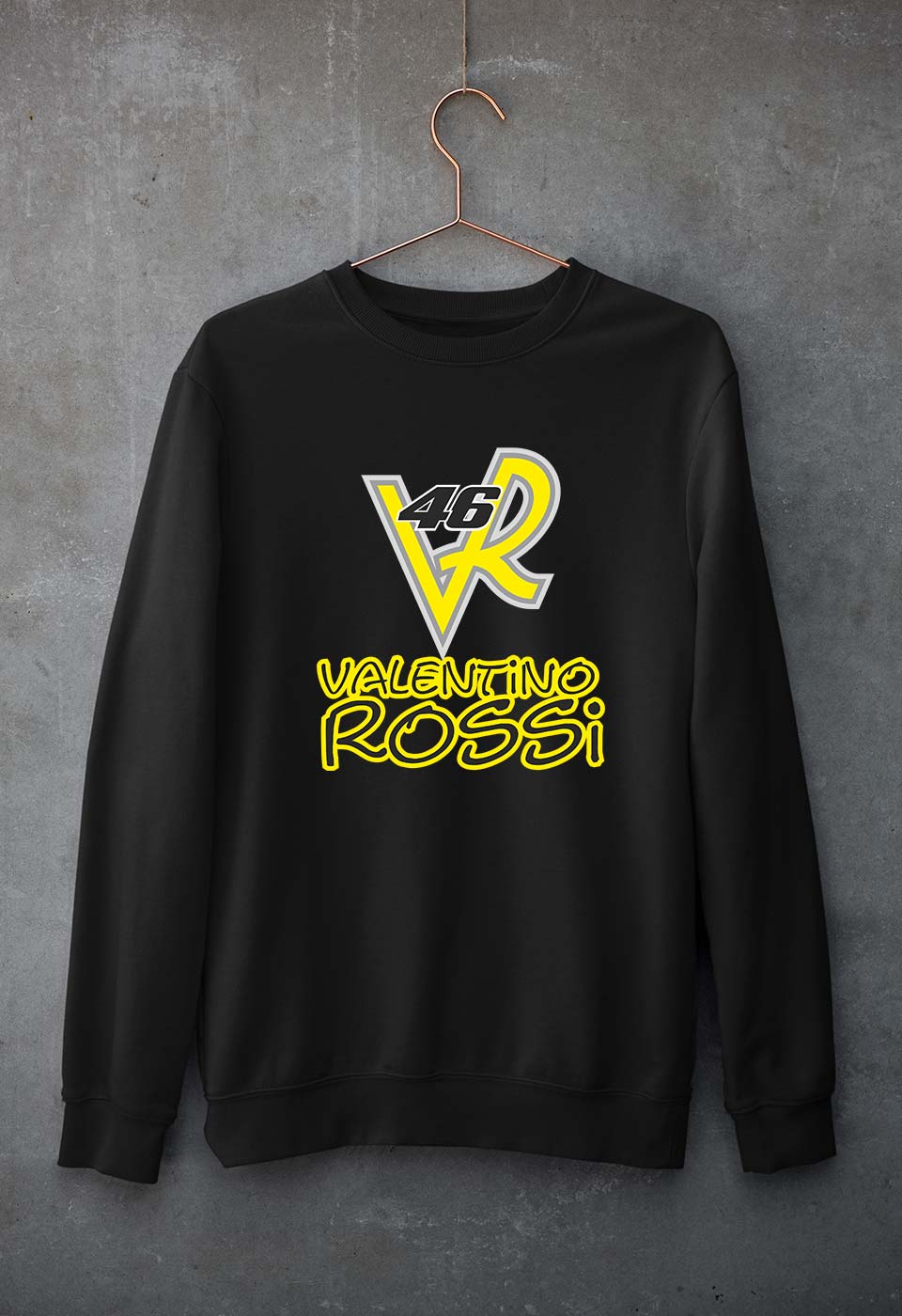 Valentino Rossi(VR 46) Unisex Sweatshirt for Men/Women-Black-Ektarfa.online