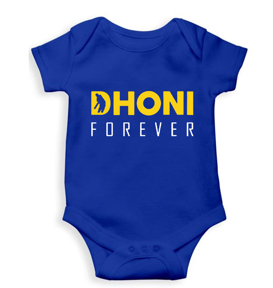 MS Dhoni (MSD) Kids Romper For Baby Boy/Girl-Royal Blue-Ektarfa.online