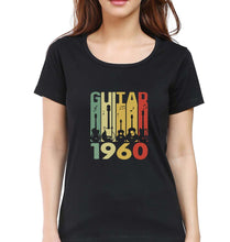 Load image into Gallery viewer, Guitar T-Shirt for Women-Black-Ektarfa.online
