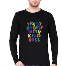 Load image into Gallery viewer, treat people.with kindness harry styles Full Sleeves T-Shirt for Men-Black-Ektarfa.online
