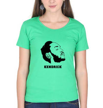 Load image into Gallery viewer, Kendrick Lamar T-Shirt for Women-Flag Green-Ektarfa.online
