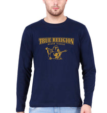 Load image into Gallery viewer, True Religion Full Sleeves T-Shirt for Men-Navy Blue-Ektarfa.online
