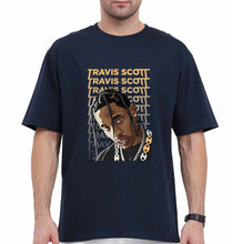Load image into Gallery viewer, Travis Scott Oversized T-Shirt for Men-Navy Blue-Ektarfa.online
