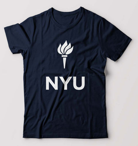 New York University T-Shirt for Men-Navy Blue-Ektarfa.online