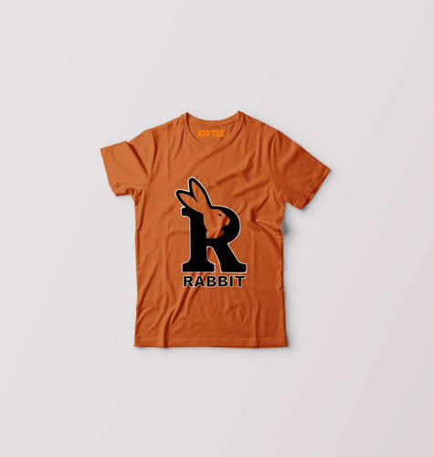 Rabbit Bunny Kids T-Shirt for Boy/Girl-Orange-Ektarfa.online