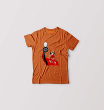 Load image into Gallery viewer, Sebastian Vettel F1 Kids T-Shirt for Boy/Girl-Orange-Ektarfa.online
