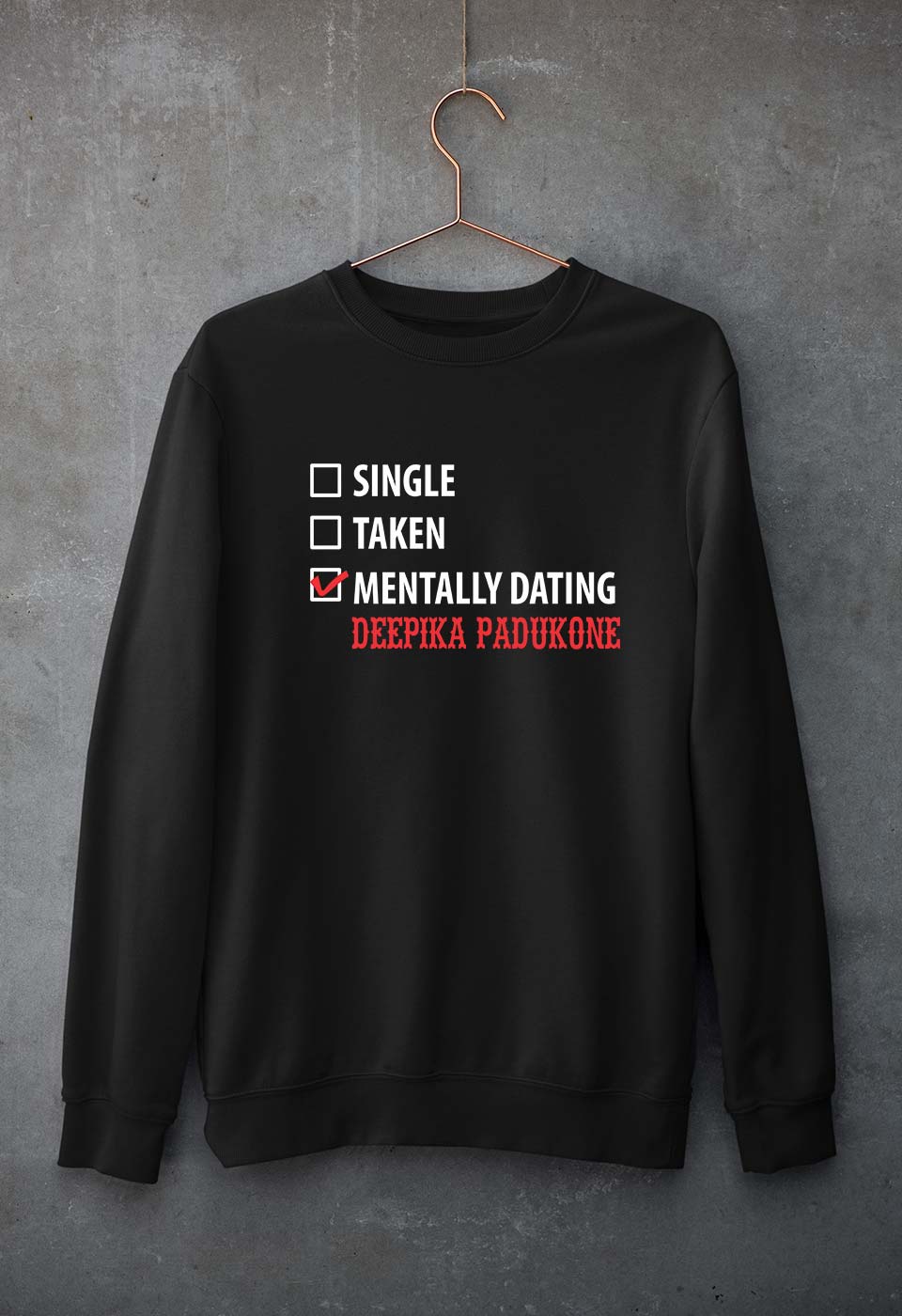Deepika Padukone Unisex Sweatshirt for Men/Women-Black-Ektarfa.online