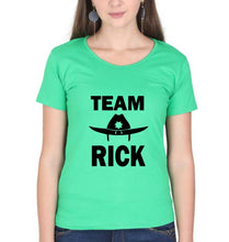 Load image into Gallery viewer, Team Rick T-Shirt for Women-Flag Green-Ektarfa.online
