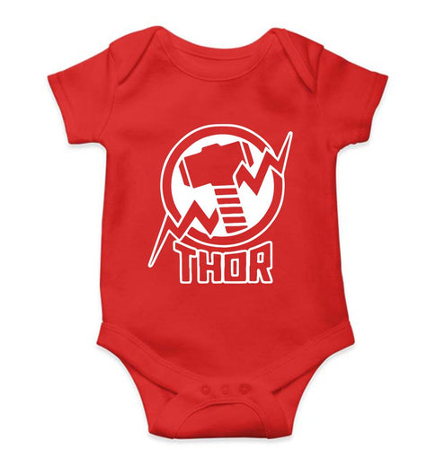 Thor Superhero Kids Romper For Baby Boy/Girl-Red-Ektarfa.online