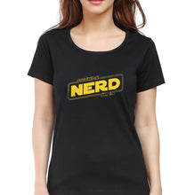 Load image into Gallery viewer, Nerd T-Shirt for Women-Black-Ektarfa.online
