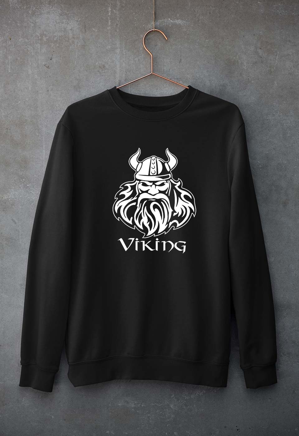 Viking Unisex Sweatshirt for Men/Women-Black-Ektarfa.online