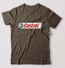Load image into Gallery viewer, Castrol T-Shirt for Men-Olive Green-Ektarfa.online

