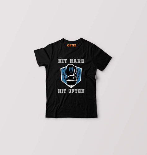 Roman Reigns WWE Kids T-Shirt for Boy/Girl-Black-Ektarfa.online