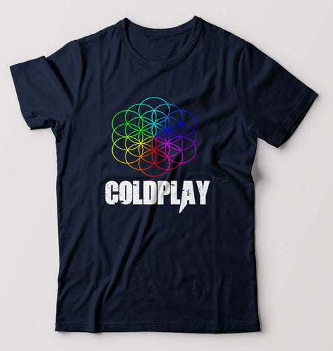 Coldplay T-Shirt for Men-Navy Blue-Ektarfa.online