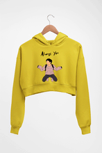 Load image into Gallery viewer, Louis Tomlinson Crop HOODIE FOR WOMEN-Mustard Yellow-Ektarfa.online
