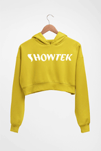Load image into Gallery viewer, Showtek Crop HOODIE FOR WOMEN-Mustard Yellow-Ektarfa.online
