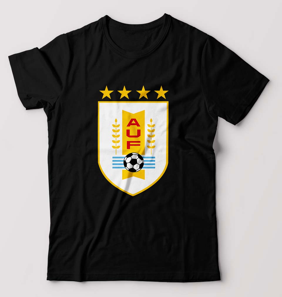 Uruguay Football T-Shirt for Men-Black-Ektarfa.online