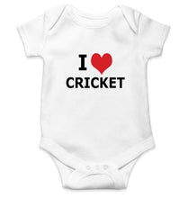 Load image into Gallery viewer, Love Cricket Kids Romper For Baby Boy/Girl-0-5 Months(18 Inches)-White-Ektarfa.online
