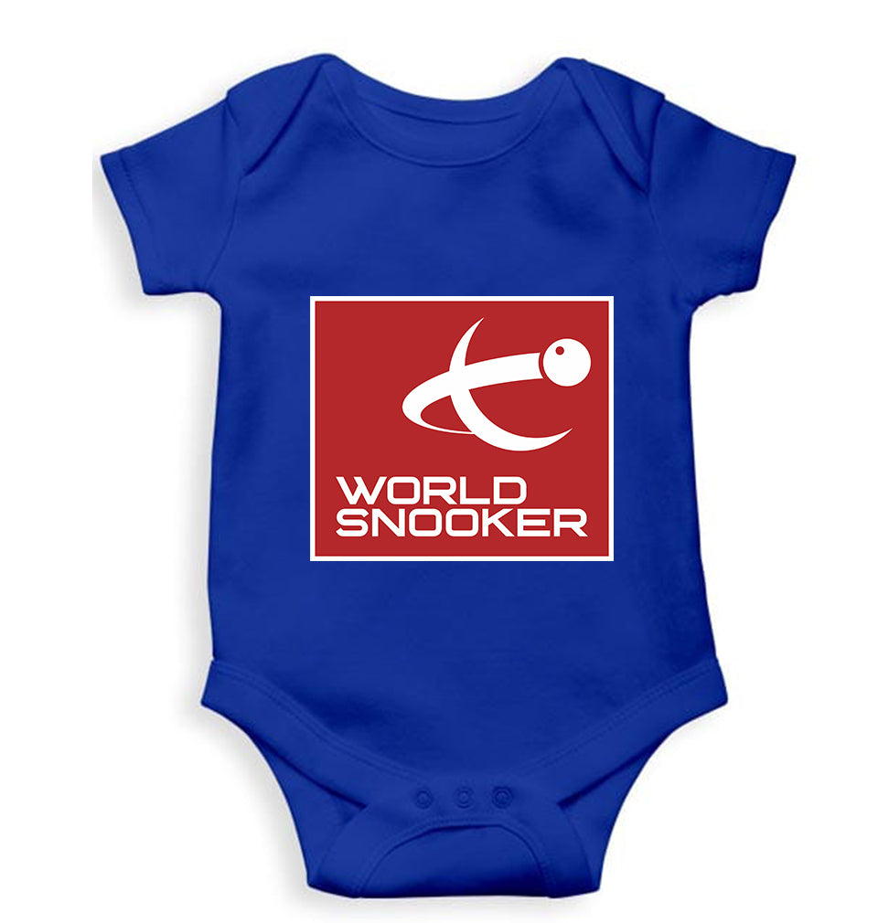 World Snooker (WST) Kids Romper For Baby Boy/Girl-0-5 Months(18 Inches)-Royal Blue-Ektarfa.online