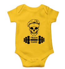 Load image into Gallery viewer, Gym Train Hard Kids Romper For Baby Boy/Girl-Yellow-Ektarfa.online
