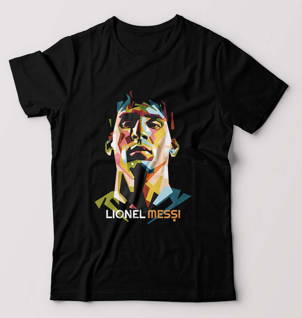 Lionel Messi T-Shirt for Men-Black-Ektarfa.online