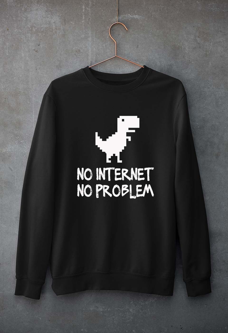 Internet Unisex Sweatshirt for Men/Women-Black-Ektarfa.online
