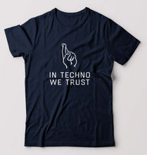 Load image into Gallery viewer, Techno T-Shirt for Men-Navy Blue-Ektarfa.online
