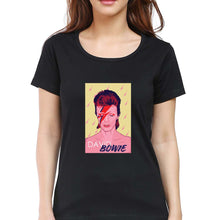 Load image into Gallery viewer, David Bowie T-Shirt for Women-Black-Ektarfa.online
