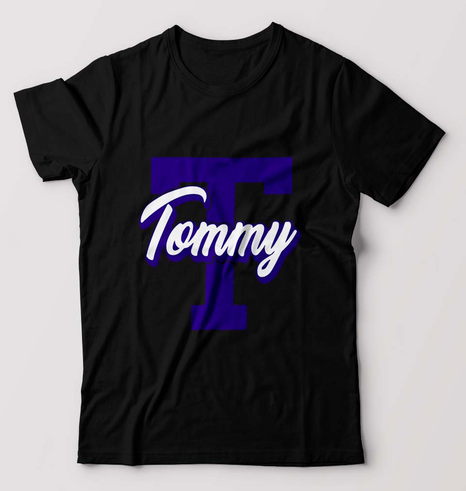 Varsity Tommy T-Shirt for Men-Black-Ektarfa.online
