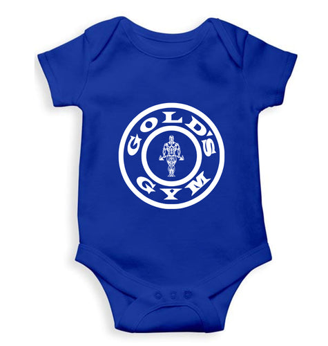 Gold's Gym Kids Romper For Baby Boy/Girl-Royal Blue-Ektarfa.online