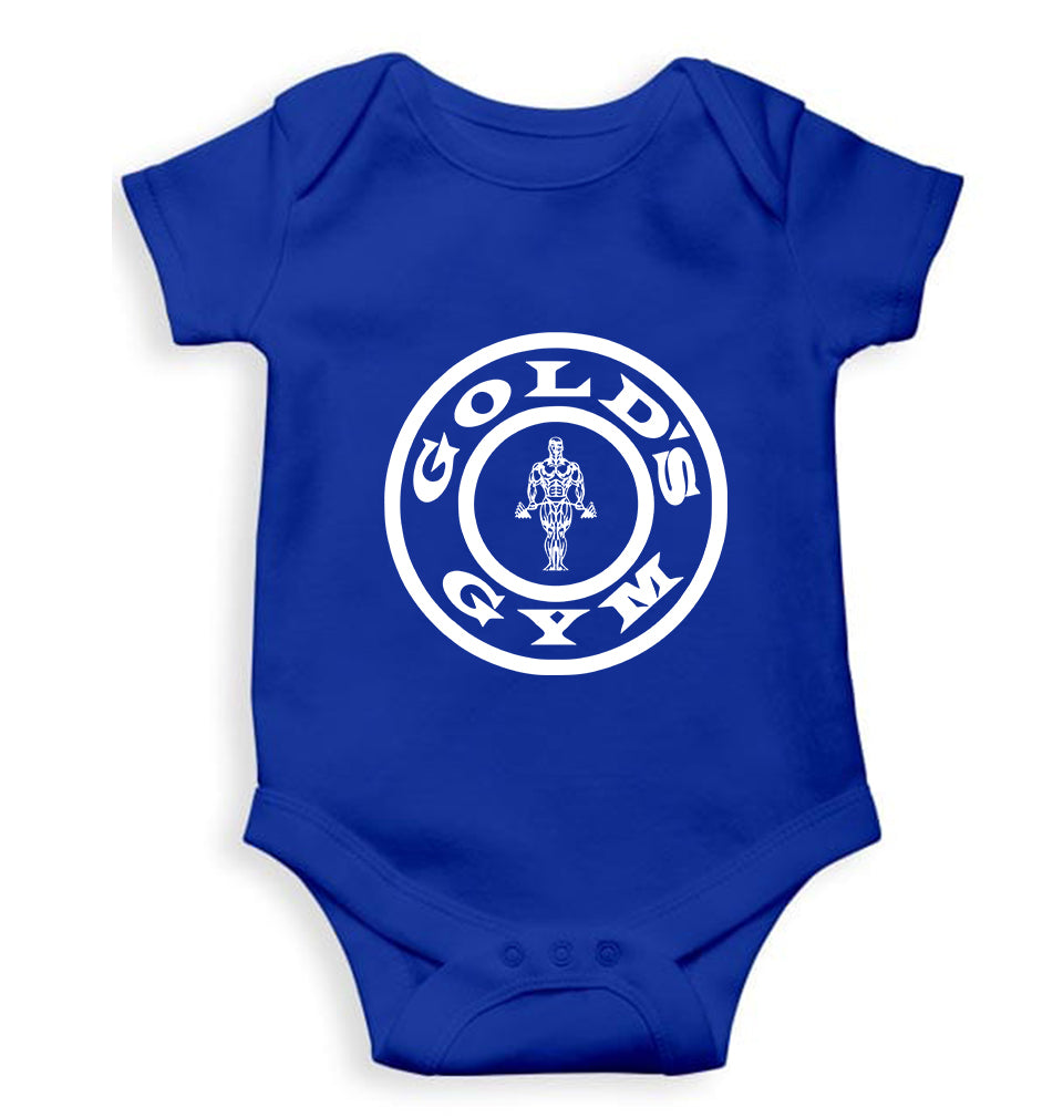 Gold's Gym Kids Romper For Baby Boy/Girl-Royal Blue-Ektarfa.online