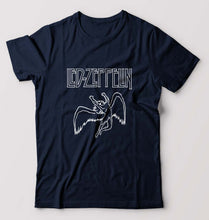 Load image into Gallery viewer, Led Zeppelin T-Shirt for Men-Navy Blue-Ektarfa.online
