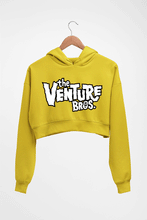 Load image into Gallery viewer, The Venture Bros Crop HOODIE FOR WOMEN-Mustard Yellow-Ektarfa.online
