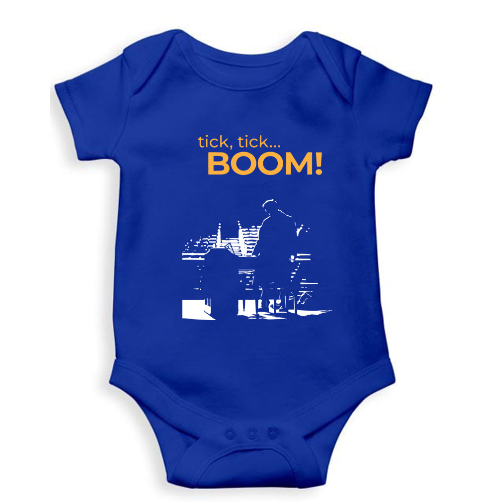 Tick Tick Boom Kids Romper For Baby Boy/Girl-Royal Blue-Ektarfa.online