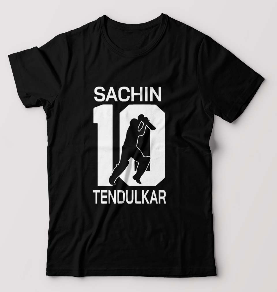 Sachin Tendulkar T-Shirt for Men-Black-Ektarfa.online