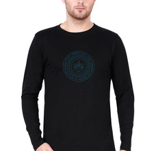 Load image into Gallery viewer, IIT Kanpur Full Sleeves T-Shirt for Men-Black-Ektarfa.online
