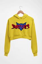 Load image into Gallery viewer, Swat Kats Crop HOODIE FOR WOMEN-Mustard Yellow-Ektarfa.online
