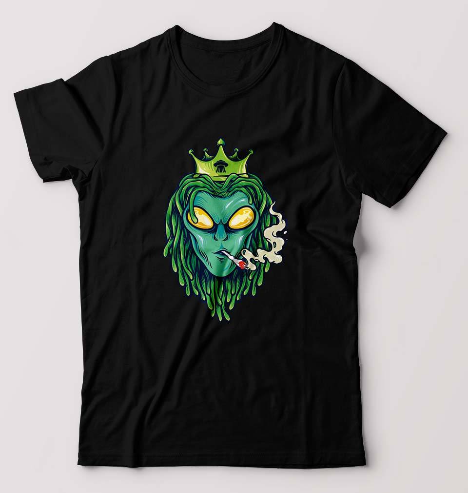 Weed Monster T-Shirt for Men-Black-Ektarfa.online
