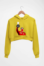 Load image into Gallery viewer, Sebastian Vettel F1 Crop HOODIE FOR WOMEN-Mustard yellow-Ektarfa.online
