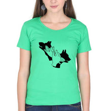 Load image into Gallery viewer, Dog T-Shirt for Women-Flag Green-Ektarfa.online
