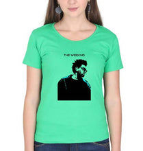 Load image into Gallery viewer, The Weeknd T-Shirt for Women-Flag Green-Ektarfa.online
