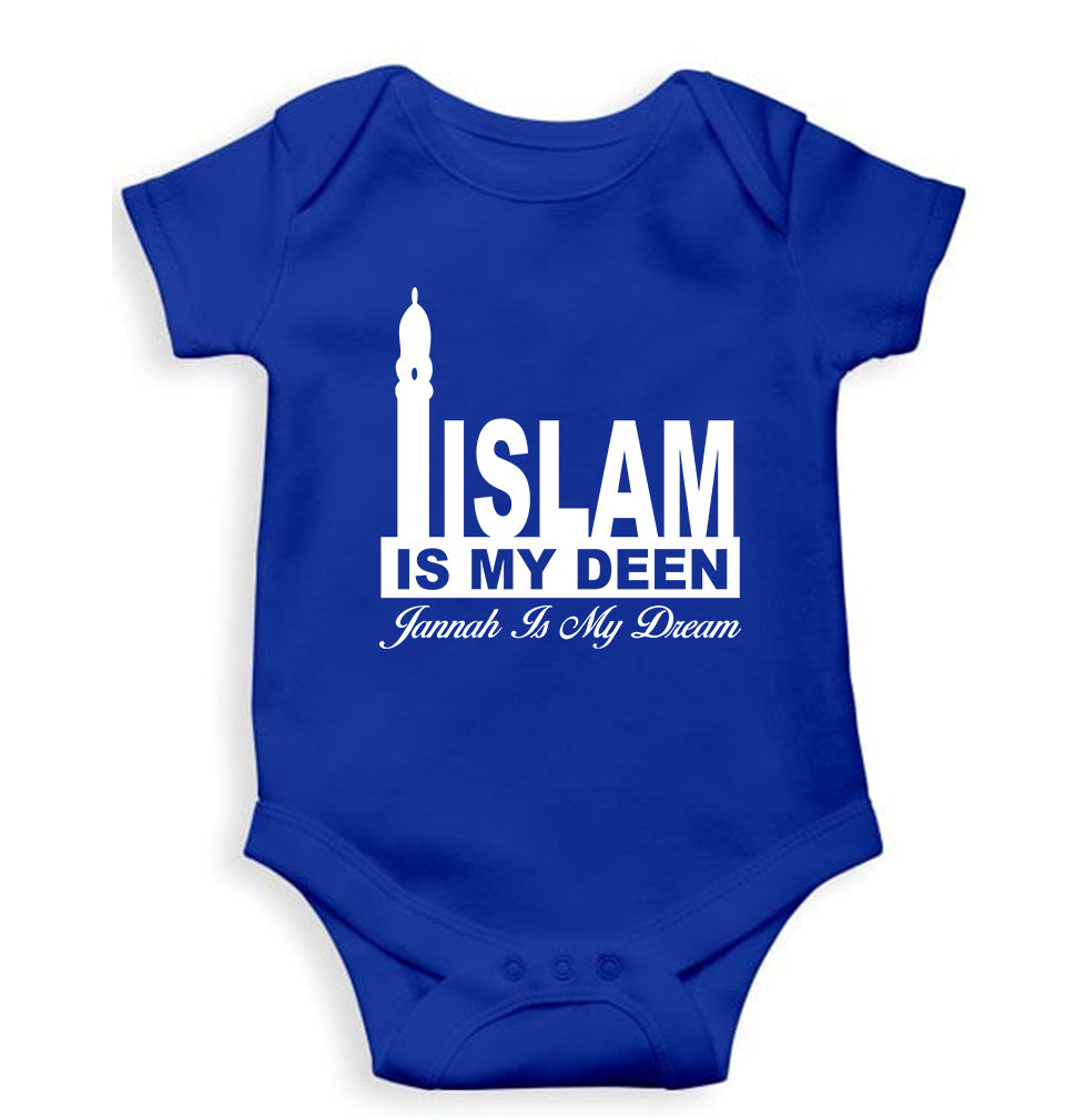 Islam Kids Romper For Baby Boy/Girl-Royal Blue-Ektarfa.online
