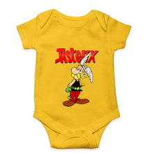 Load image into Gallery viewer, Asterix Kids Romper For Baby Boy/Girl-0-5 Months(18 Inches)-Yellow-Ektarfa.online
