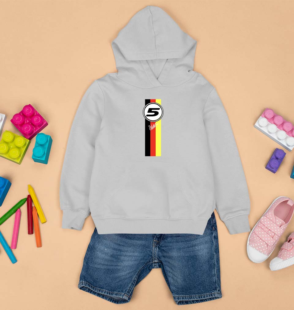 Sebastian Vettel F1 Kids Hoodie for Boy/Girl-GREY-Ektarfa.online