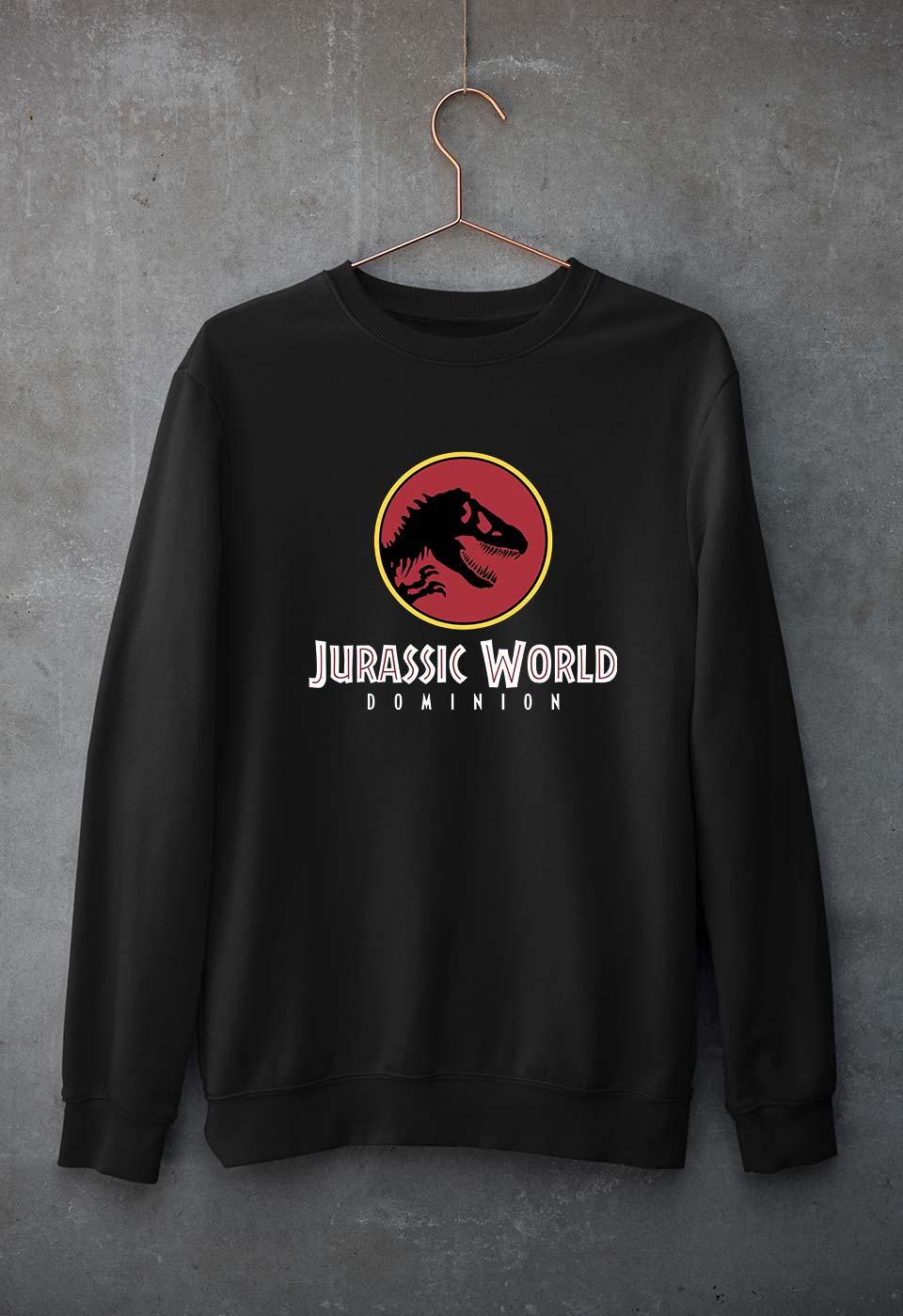 Jurassic World Unisex Sweatshirt for Men/Women-Black-Ektarfa.online