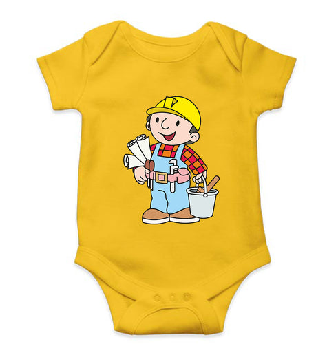 Bob the Builder Kids Romper For Baby Boy/Girl-Yellow-Ektarfa.online