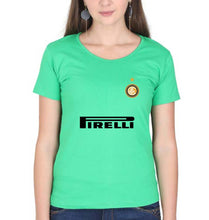 Load image into Gallery viewer, Inter Milan 2021-22 T-Shirt for Women-Flag Green-Ektarfa.online
