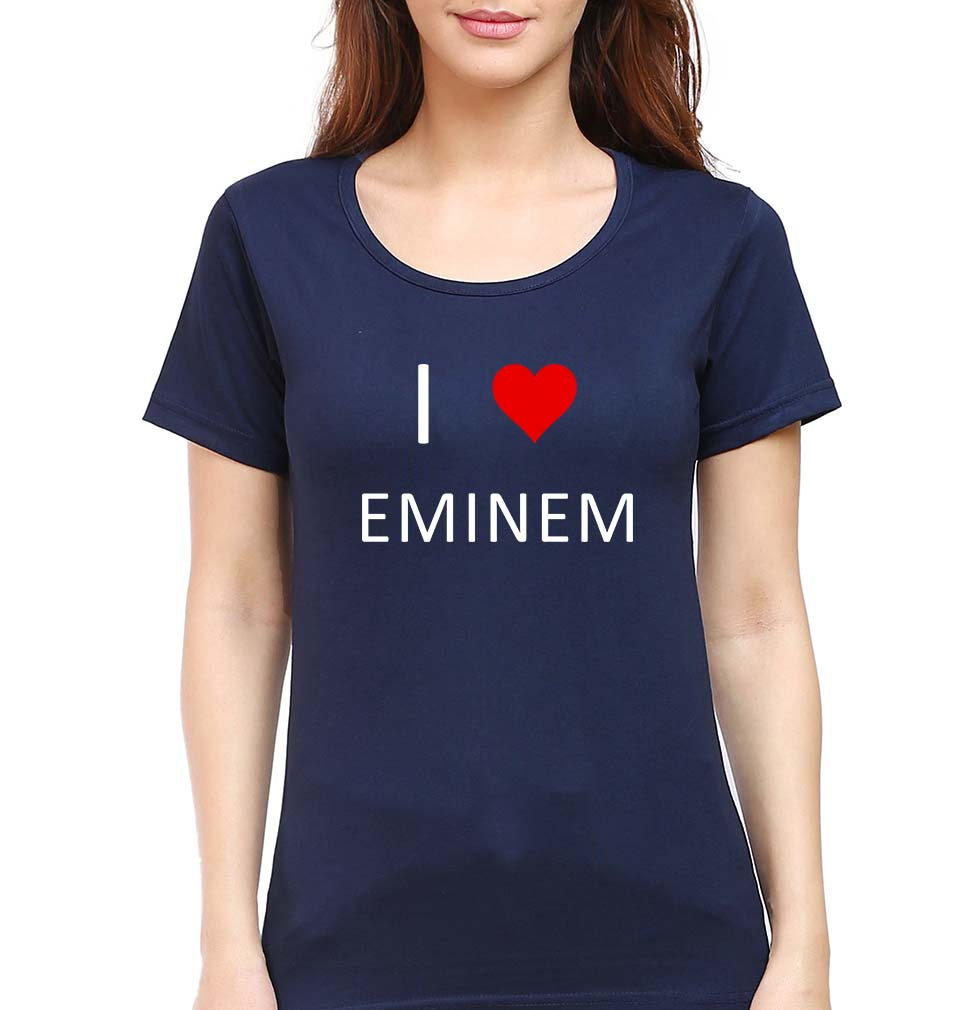 Eminem T-Shirt for Women-Navy Blue-Ektarfa.online