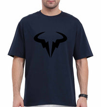 Load image into Gallery viewer, Rafael Nadal (RAFA) Oversized T-Shirt for Men-Navy Blue-Ektarfa.online
